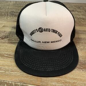 Vintage Badger’s 76 Auto Truck Plaza SnapBack Hat Mesh Trucker Cap Skater Grunge